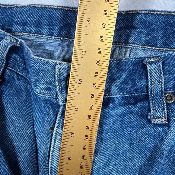 Wrangler Carpenter Denim Shorts Mens 38x10 Blue Relaxed Fit Utility - Picture 7 of 9